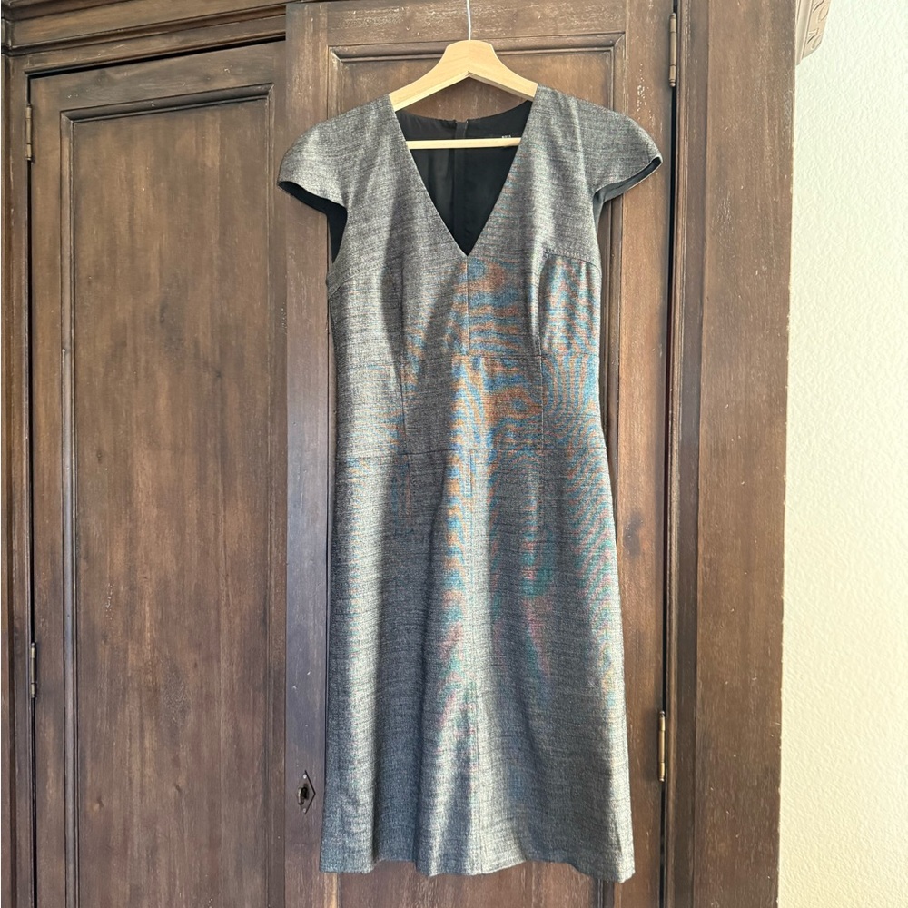 Boss Hugo Boss Cap Sleeve V-Neck Dress